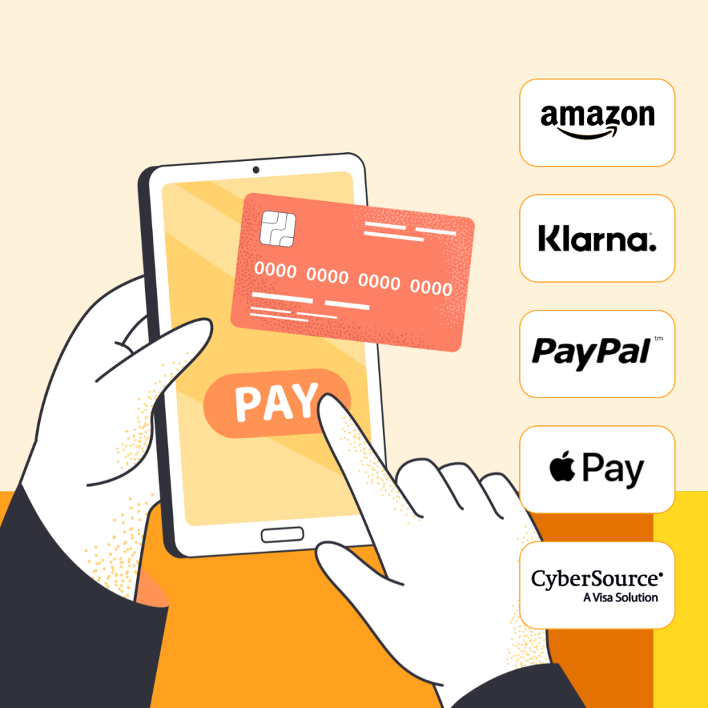 Amazon
Klarna
payPal
Pay